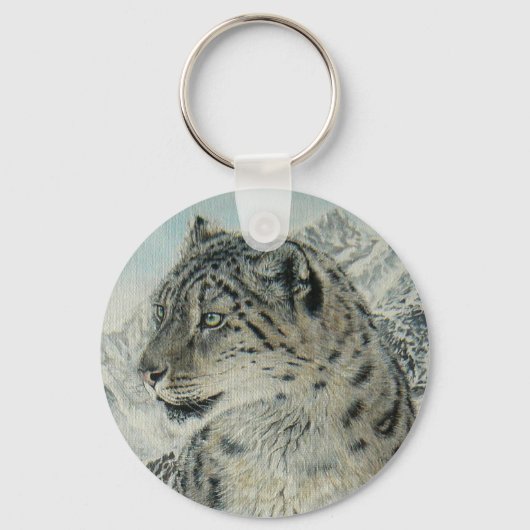 Top King Snow Leopard sleutelhanger (Voorkant)