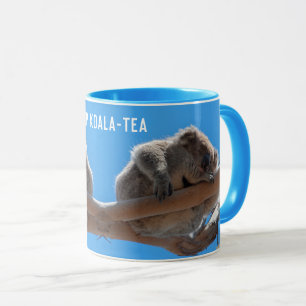 Top Koala-Tea Funky Bleu Bleu Mug animal