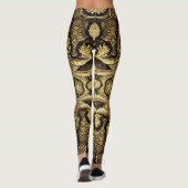 Top Krokodil Lederoptik  Leggings (Achterkant)