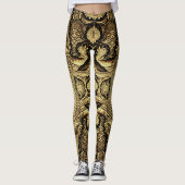Top Krokodil Lederoptik  Leggings (Voorkant)