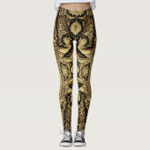 Top Krokodil Lederoptik  Leggings (Voorkant)