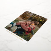 Top légende Joyeuses Fêtes Foil Carte de vacances (Rotation)