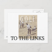 TOP Links Golf Briefkaart (Voorkant / Achterkant)