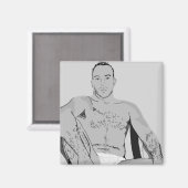 Top mannelijke magneet (Voorkant / Achterkant)