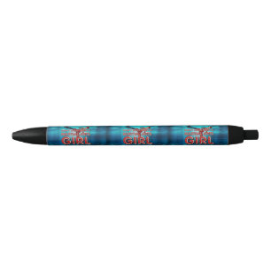 TOP Martial Arts Girl Zwarte Inkt Pen