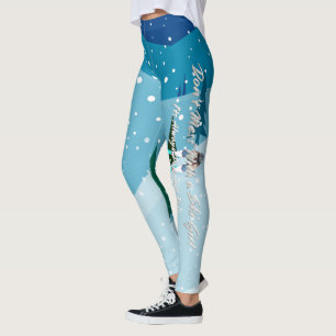 TOP Mess niet met Ski Girl Leggings