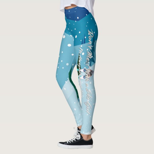 TOP Mess niet met Ski Girl Leggings (Links)