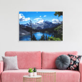 Top Mt Baker Canvas Afdruk (Insitu (Woonkamer))