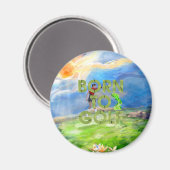 TOP Né à Golf Magnets (Recto/Verso)