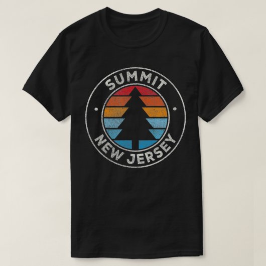Top New Jersey NJ  Grafisch Retro 70 s (Design voorkant)