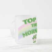 Top O' Le Matin Pour Vous Mug De Verre (Devant gauche)