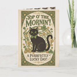 Top O' The Morning! - St. Patrick's Dag Kaart