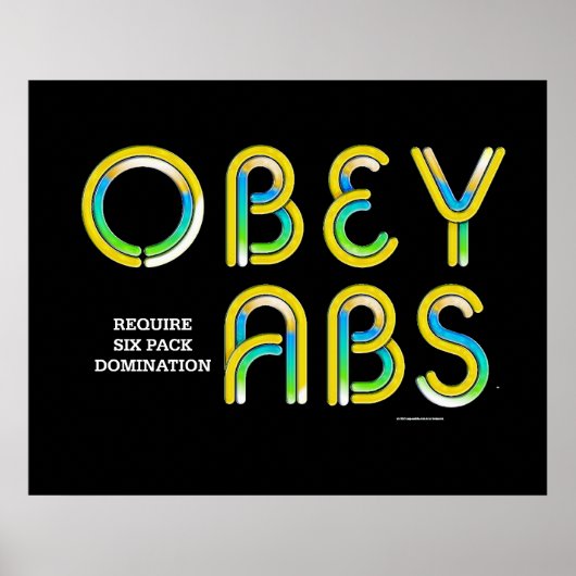TOP Obey Abs Poster (Voorkant)