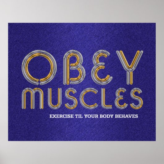 TOP Obey Muscles Poster (Voorkant)