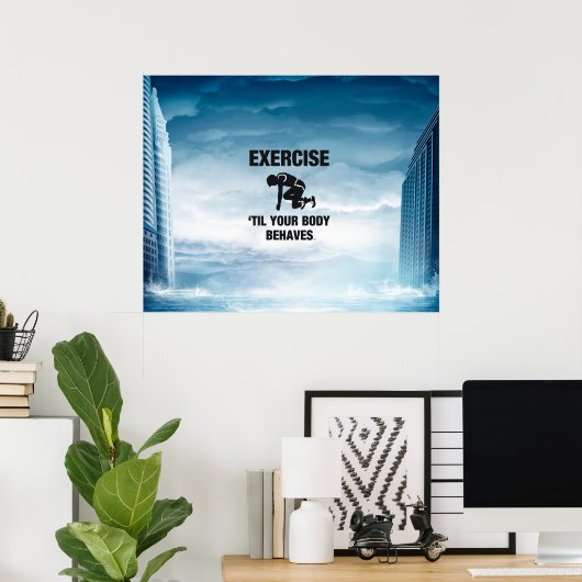 TOP Oefenlijk gedrag Poster (Thuiskantoor)