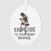 TOP oefent oefening uit tot uw lichaam zich gedraa Ornament (voorkant)