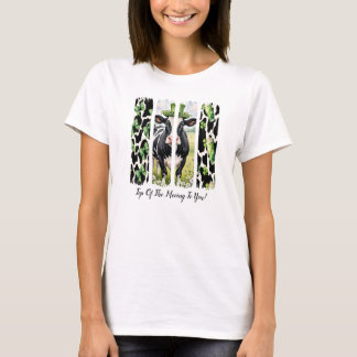 Top of the Mooing To You St. Patrick's Day T-Shirt