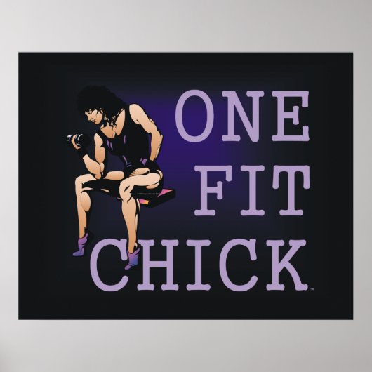 TOP One Fit Chick Poster (Voorkant)