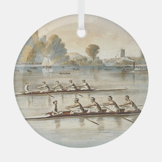 TOP Ornement en verre d'aviron (Recto)