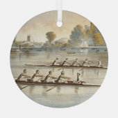 TOP Ornement en verre d'aviron (Verso)