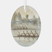 TOP Ornement en verre d'aviron (Avant gauche)