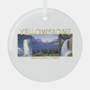 TOP Ornement en verre de Yellowstone