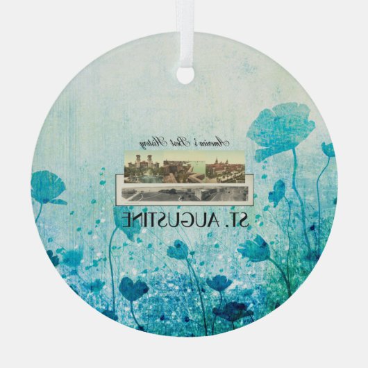 TOP Ornement en verre St Augustine (Verso)