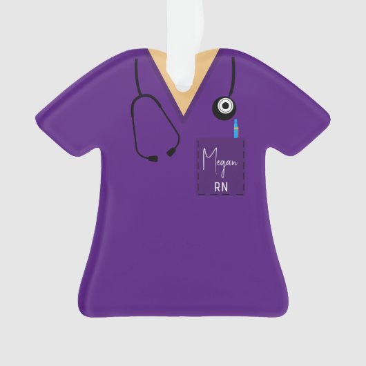 Top Ornement - Violet avec peau claire Ornementati (devant)