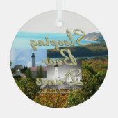 TOP Ours couchage Dunes Ornement en verre (Verso)