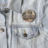 Top Paard Racing Fan Ronde Button 5,7 Cm (In situ)