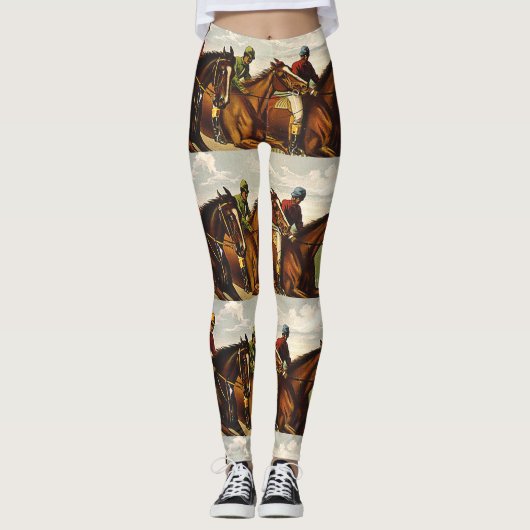 TOP-paardenraceleven Leggings (Voorkant)