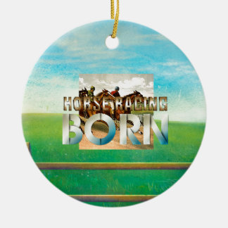 TOP Paardenrennen Geboren Ornament