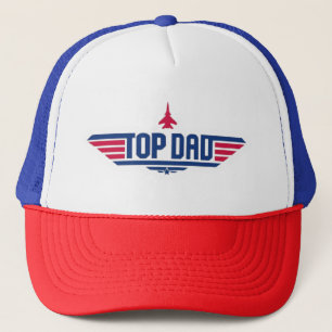 Top Papa Top Pistool Geïnspireerd Trucker Pet