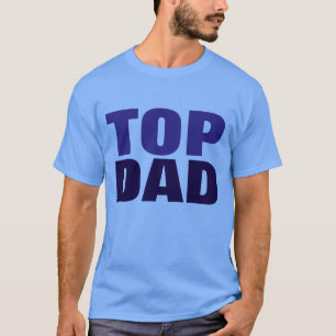Top Papa Vaderdag Blauw T-shirt