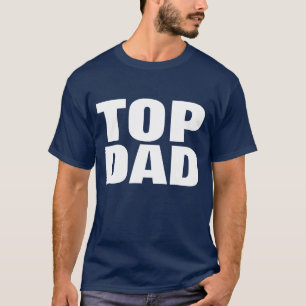 Top Papa Vaderdag T-shirt - Navy Blue T - shirts