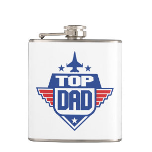 Top Papa Vliegtuig Heupfles