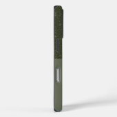 Top Parties scintillant Moss Green iPhone 16 Coque (Verso / Droite)