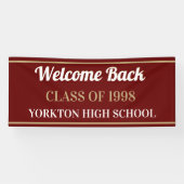 Top Pick ! Bannière Réunion de classe PERSONNALISÉ (Horizontal)