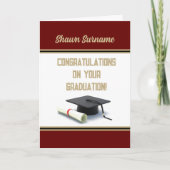 Top Pick ! Carte de diplôme personnalisée (Devant)