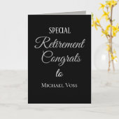 Top pick ! Carte de retraite personnalisée (Fleur jaune)