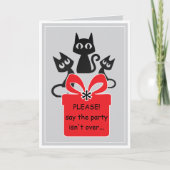 Top Pick ! Funny Chat thème Anniversaire Carte (Devant)