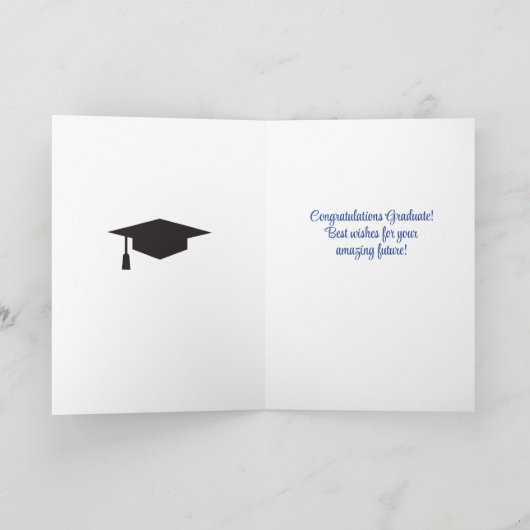 Top Pick! Master's Degree! Afstuderen Kaart (Binnen)