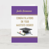 Top Pick ! Master's Degree ! Carte de diplôme (Devant)