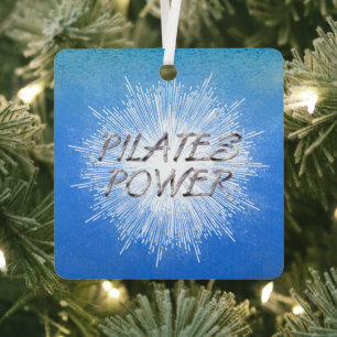 TOP Pilates Power Metal Ornament