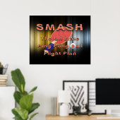 TOP Ping Pong Slogan Poster (Thuiskantoor)