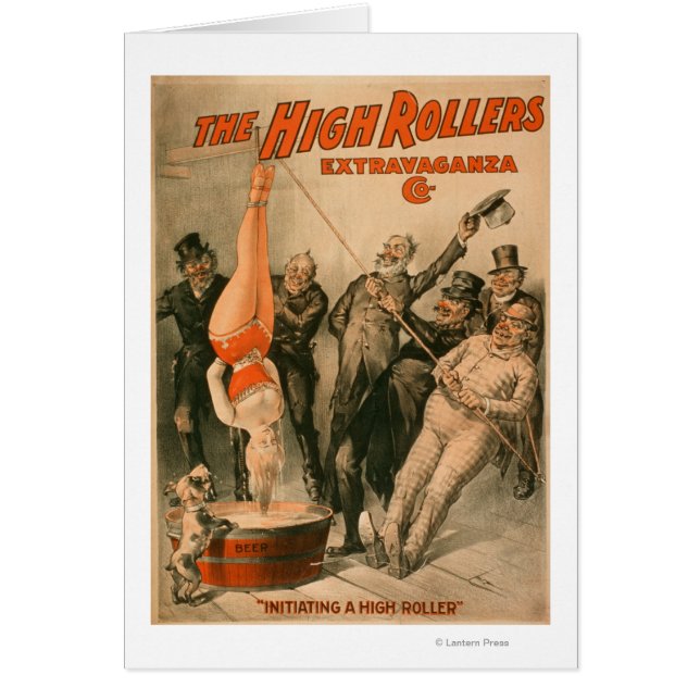 Top RollersDunking Woman in Beer Poster (Devant)