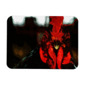Top Rooster Abstract Magneet (Horizontaal)