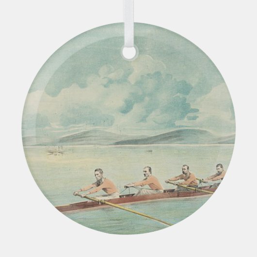 TOP Rower Glass Ornament (Voorkant)
