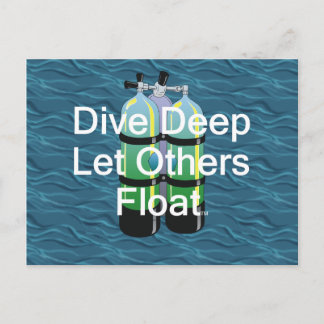 TOP Scuba Diving Briefkaart