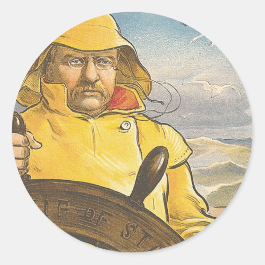 TOP Seafarer Ronde Sticker (Voorkant)